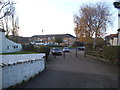 The white bridge at the end of Glade Lane