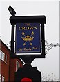 SO8354 : The Crown (2) - sign, 66 Bransford Road, St. John's, Worcester by P L Chadwick