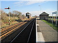 SH3472 : Ty Croes railway station, Anglesey by Nigel Thompson