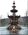 NS4864 : Fountain Gardens fountain by Thomas Nugent