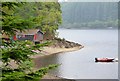 SJ0119 : Boat house on Lake Vyrnwy by nick macneill