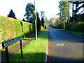 Looking east on Woodlands Ride from Llanvair Drive