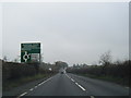 A41 nearing Hampton Heath Roundabout