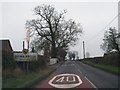 B5476 at Quina Brook village boundary