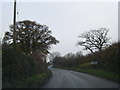 Lane at English Frankton village boundary