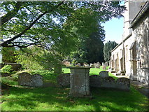 SU1659 : St John the Baptist, Pewsey: churchyard by Basher Eyre