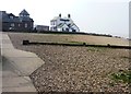 Beach and groynes at Whitstable