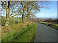 Country road north of Mallsgate Farm