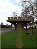 TM1178 : Palgrave Village sign by Geographer