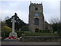 War Memorial and church, St Michael