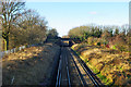 Railway between Crawley and Ifield