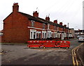 Kembrey Street temporary barriers, Swindon