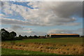 Barn with feed hopper off Holmes Lane, near Horkstow Bridge