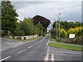 Moneyslane Cross Roads from the west