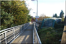 TM1843 : Path to Derby Road Station by N Chadwick