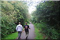 Walking on the old railway line