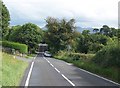 The A50 (Ballyward Road) approaching the bridge over the Drumadonnell River, west of Ballyward