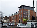 Traffic queueing in Chester Street, Shrewsbury