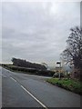 SE2610 : Road junction and footpath sign near High Hoyland by Steve  Fareham