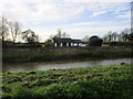 Bungalow on Canal Side West seen from Canal Side East