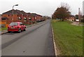 Hagbourne Road houses opposite Bridge Close, Didcot