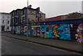 Wall of graffiti, Station Road, Gloucester