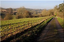 SO9810 : Bridleway near Cotswold Park by Philip Halling