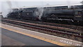 SO8318 : Black Fives 44871 and 45407 in Gloucester railway station by Jaggery
