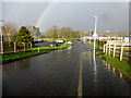 A wet walk, Tyrone & Fermanagh Hospital grounds