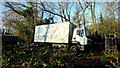 Dead lorry by Llwyna Lane