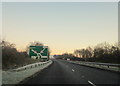 Frosty December Morning A435 Approaching The Maypole Island