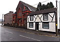 Black & white house and a former chapel in Maesteg