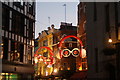 TQ2981 : View of the Carnaby Street Christmas decorations #4 by Robert Lamb