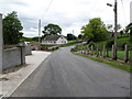 Millvale Road approaching the bridge over the Drumdonnell River