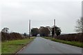 Grange Road and Nook Lane crossroads with A495