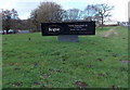 Large Festive name sign, Cwmbran