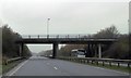 SJ4809 : Pulley Lane bridge over A5, Shrewsbury bypass by David Smith
