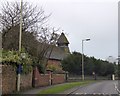 St Thomas church by the A488, Hanwood