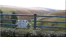 SO2330 : View down the valley from the Grwyne Fawr Reservoir dam by Jeremy Bolwell