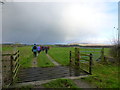 The track to Black Moss Farm at Clap Gate