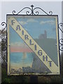 The village sign at Fairlight