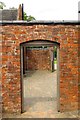 SP2071 : Doorway in the wall by Steve Daniels