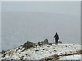 NY4609 : Snow and mist, Harter Fell by Karl and Ali