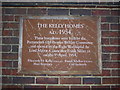 Plaque on a bungalow in Northern Parade