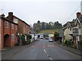 Modern houses in Wigmore and a bus stop