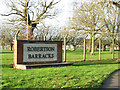 Robertson Barracks sign