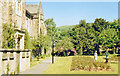 Galashiels: garden of Old Gala House, 1988