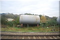 Tanks by the railway line