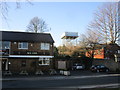 Red Lion Inn and water tower