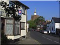 View E along Church St, Maldon towards St Mary the Virgin Church